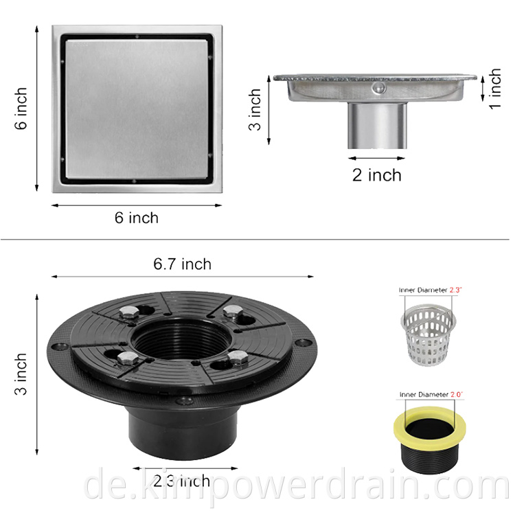 shower floor drain